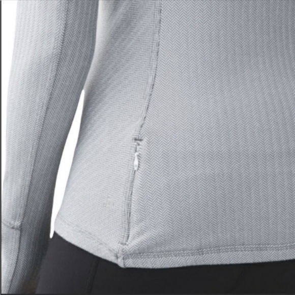 Lululemon Kanto Catch Me Herringbone Long Sleeve Top Size 6 - Picture 3 of 9